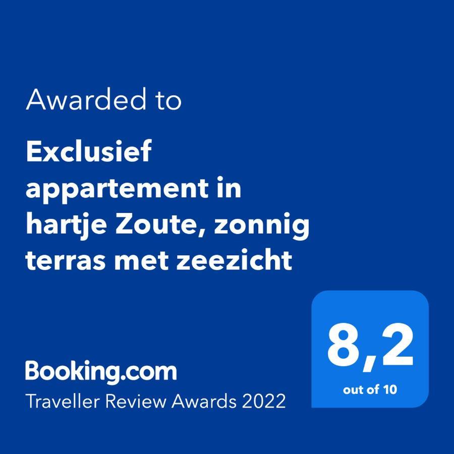Exclusief Appartement In Hartje Zoute, Zonnig Terras Met Zeezicht Knokke-Heist Ngoại thất bức ảnh